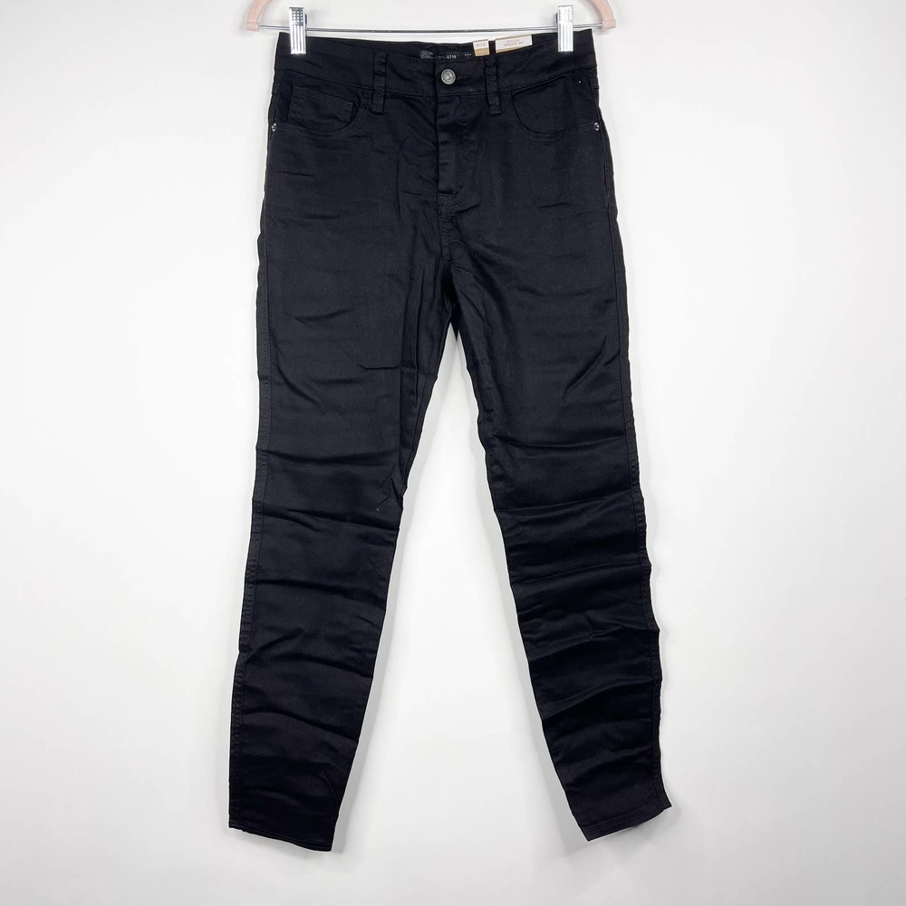 NWT prAna Oday Jean Regular Inseam in Black Out 6 High Rise Skinny #7418 - Picture 2 of 16